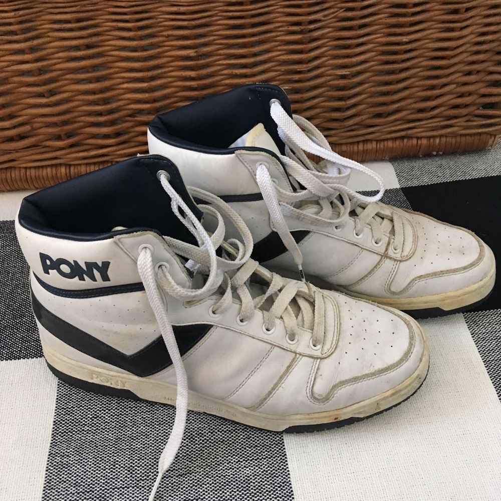 Vintage Pony high tops 80s